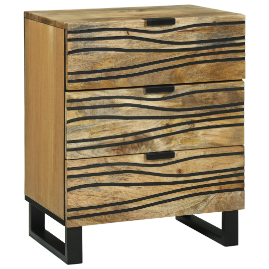 Nattkabinett 50x33x60 cm Solid Mangotre.