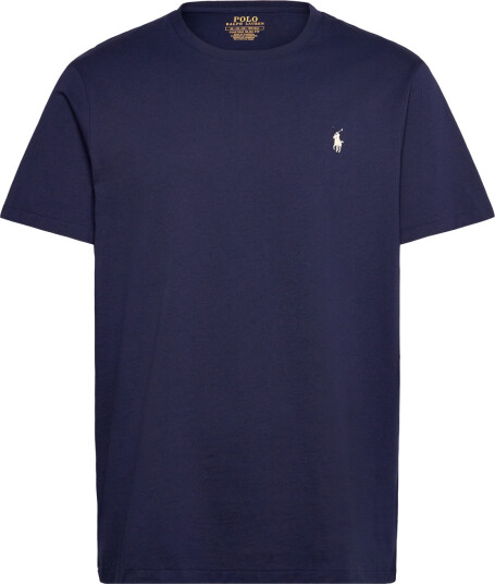 Polo Ralph Lauren Custom Slim Fit Jersey Crewneck T Shirt   Navy   M