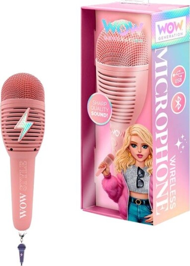 Wow Generation Karaoke Mikrofon Bluetooth Og Opptak For Barn