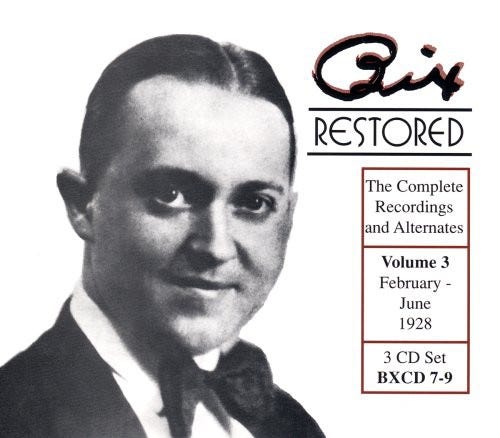 Bix Beiderbecke  Bix Restored 3  CD