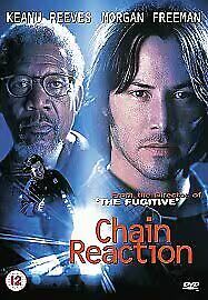 Chain Reaction DVD 2003 Keanu Reeves Davis DIR Cert 12 Pre-Owned Region 2
