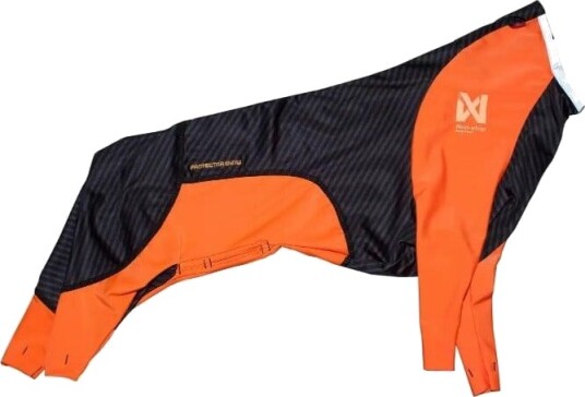 Non-Stop Dogwear Protector Snow Heldress Tispe L Svart/Orange Non-Stop Dogwear Protector Snow Heldress Tispe L Svart/Orange