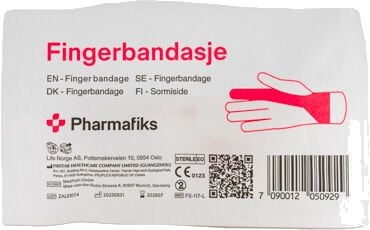 Pharmafiks fingerbandasje 1 stk Pharmafiks fingerbandasje 1 stk