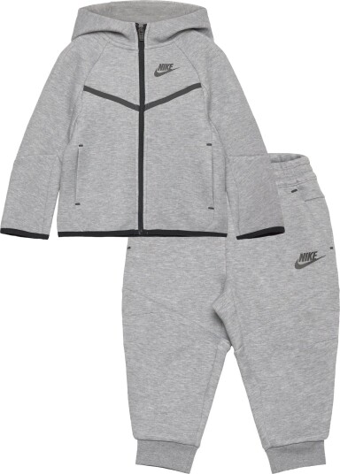 Nike Nkn N Nsw Tech Fleece Fz Set Grey 104/110