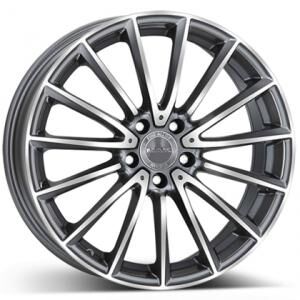 MAK Komet Gunmetal Machined Face 8x19 5x112 ET43 B66.6