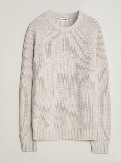J.Lindeberg Hallow Wool Blend Knitted Sweater Moonbeam