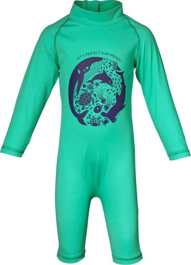 Isbjörn of Sweden Kids' Dolphine Sun Jumpsuit Mint 86/92