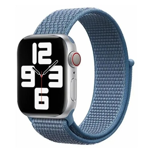 Apple Watch (42/44/SE/45/49mm) Lippa Nylonstropp - Blå Apple Watch (42/44/SE/45/49mm) Lippa Nylonstropp - Blå