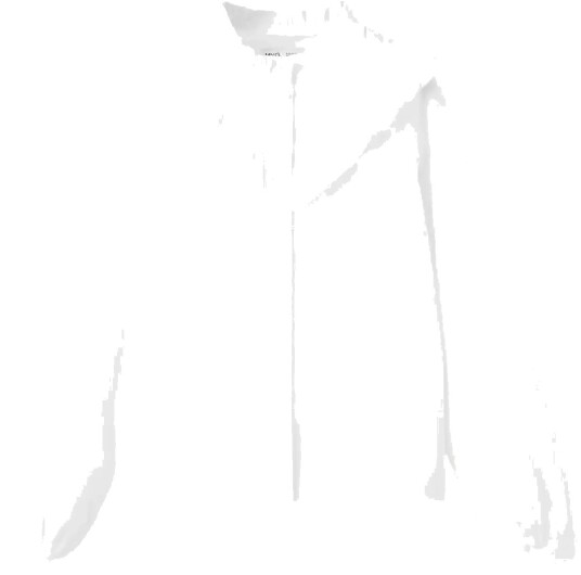 Mango Ruffled Cotton Shirt White 7