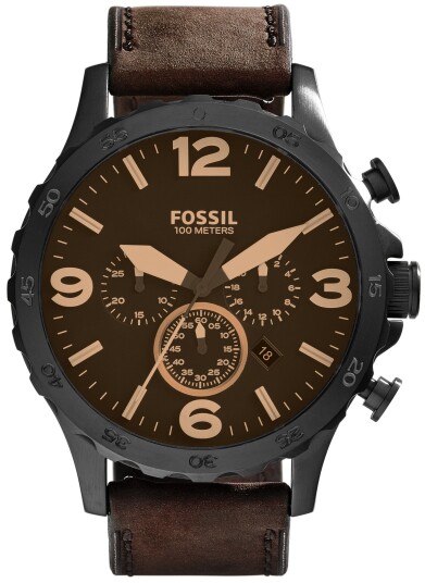 Fossil Herreklokke JR1487 Nate Brun/Lær Ø50 mm Fossil Herreklokke JR1487 Nate Brun/Lær Ø50 mm