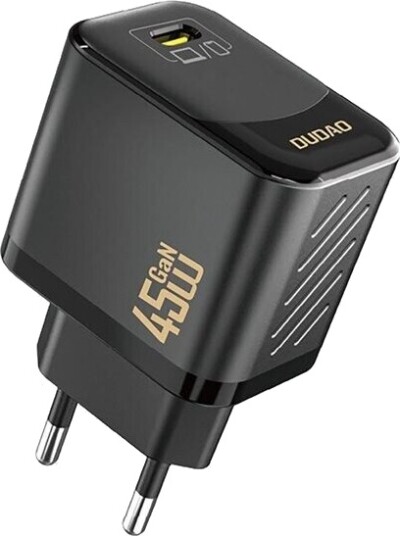 Dudao 45W GaN USB-C Vegglader - Svart
