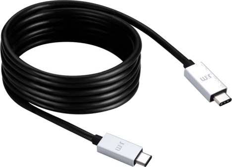Justmobile Alucable Usb-C Usb 2 M Usb C Usb C Sort Hvit