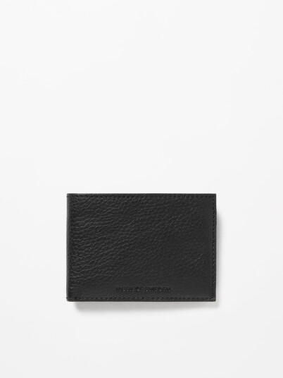 Tiger of Sweden Wrene Grained Leather Wallet Black
