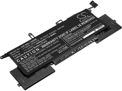 Batteri til Dell Latitude E7260 etc