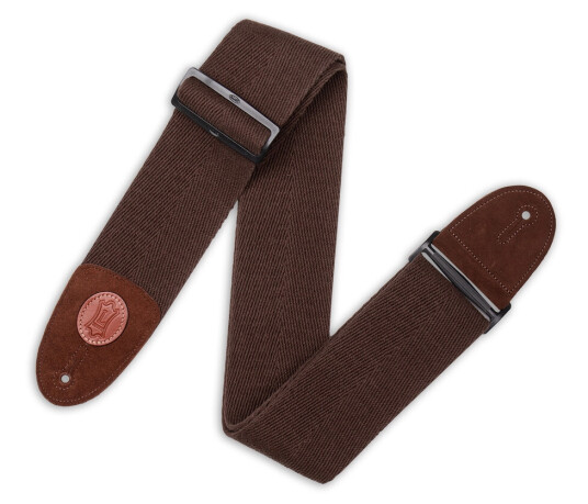 Levys Heavy Cotton Strap 3"" BRN