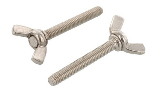 Schäfer & Peters 031646  16 Vingskrue Ø6 mm A4 syrefast 50-pakning Ø6 x 16 mm Innfesting