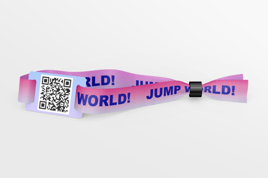 Stoffarmbånd med QR Kode | Stoffarmbånd med rask levering