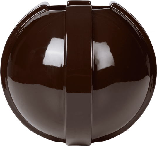 Louise Roe Vinci vase 01 29 cm Dark Brown
