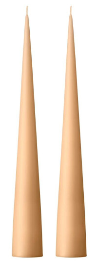 Ester & Erik kjeglelys 37 cm 2-stk. matt Melon sorbet 19