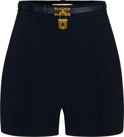 Elisabetta Franchi Dame Shorts Blå XS,