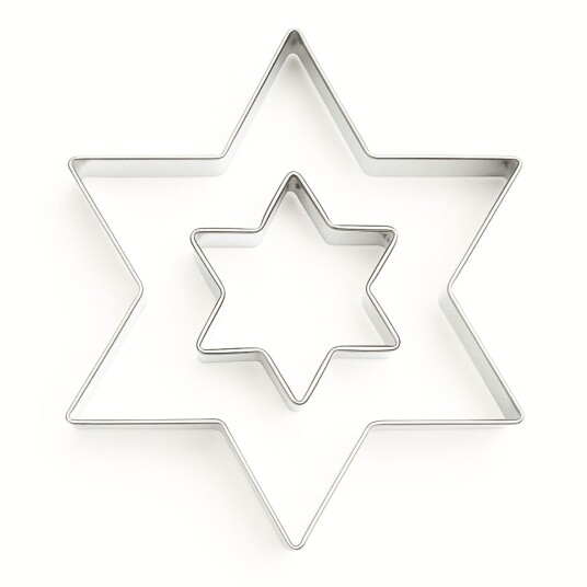 Pepperkakeform Stjerne Dobbel  5,5 Cm 