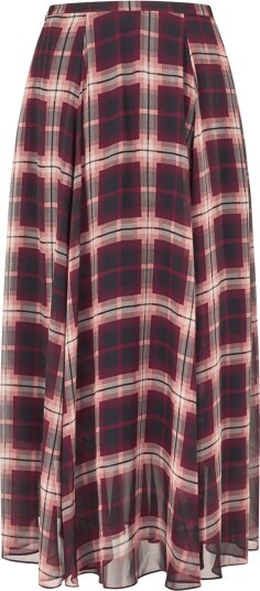 crās Odellecras Skirt - BORDEAUX CHECK - 44