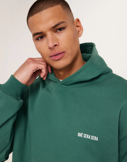 Que Sera Sera Virgil Hoodie Hoodies Grønn