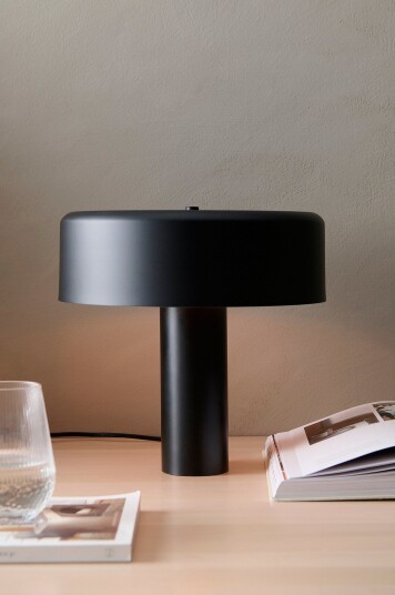 Ellos Home Bordlampe Mush Svart