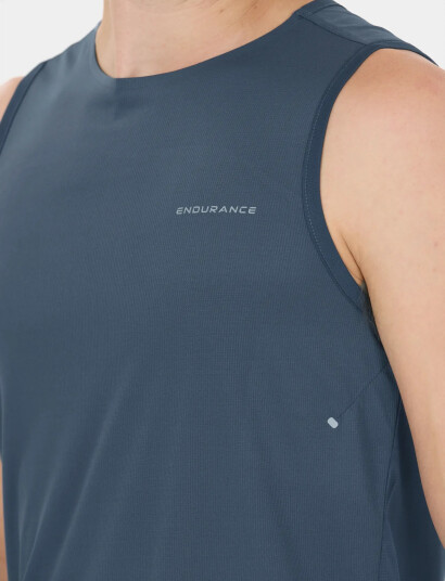 Endurance Waane M Technical Sleeveless Tee Blue M
