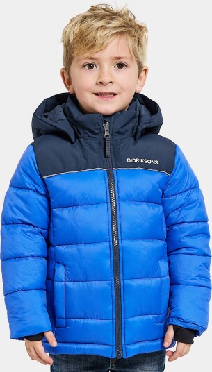 Didriksons Fox Kids Jacket Caribbean Blue 100 Didriksons Fox Kids Jacket Caribbean Blue 100