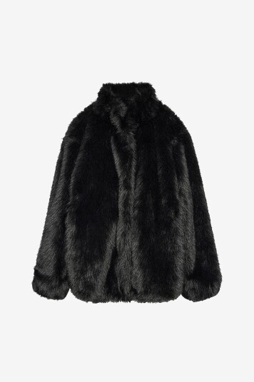 Vero Moda Curve Fuskepels vmcMonroe Short Jacket Cur Svart