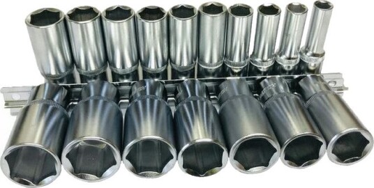 Honiton Pipesett H2209 17 Deler, 8-24 mm (Krom Vanadium Stål)