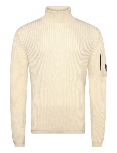 C.P. Company Re Wool Turtleneck Sweater White XS C.P. Company Re Wool Turtleneck Sweater White XS