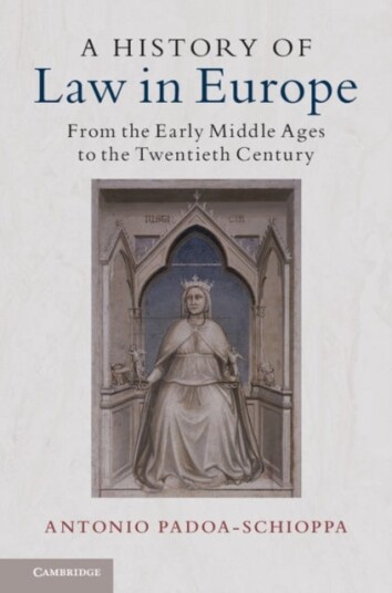 A History of Law in Europe