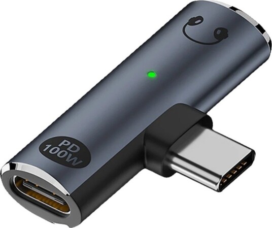 USB-C hann til 3,5 mm lyd + USB-C PD 100W ladeadapter