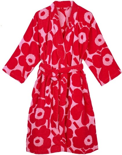 Marimekko Unikko Badekåpe Rød L