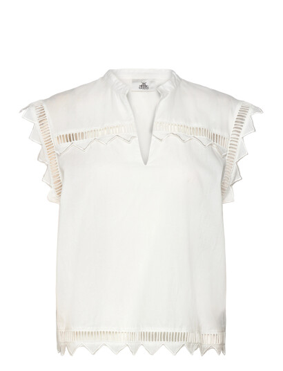 Karen By Simonsen Kbommi Shirt Top   White   40
