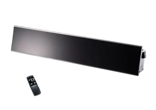 FRICO Infraglas Terrassevarmere 2200 W svart IHGB15SR
