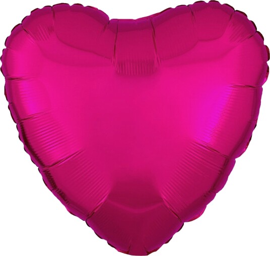 Riethmüller Folieballong Hjerte Metallisk Fuksia 9914072