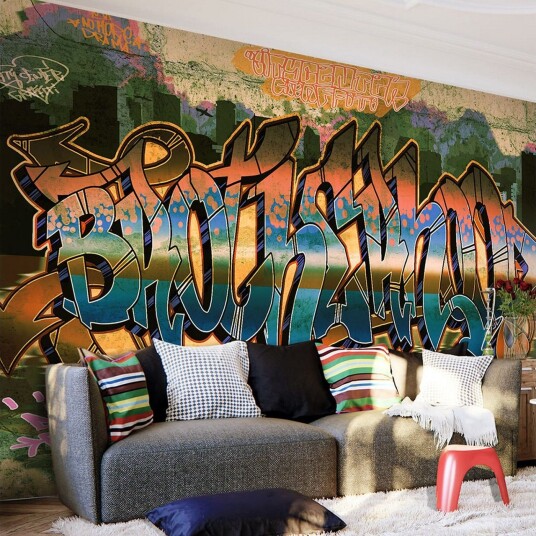 Fototapet Street Art 100x70 - Finnes i flere størrelser