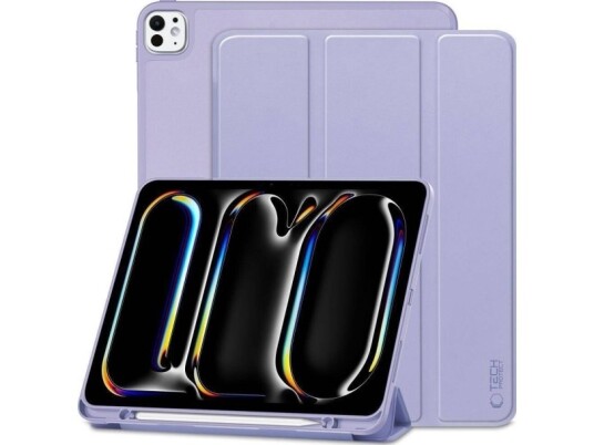 Tech-Protect iPad Pro 13"  2024  SC Deksel m. Apple Pencil Holder - Lilla