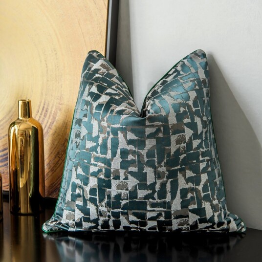 Putetrekk Square Luxury 45 x 45 cm grønn/multi Size: 45 x 45 cm Putetrekk Square Luxury 45 x 45 cm grønn/multi Size: 45 x 45 cm