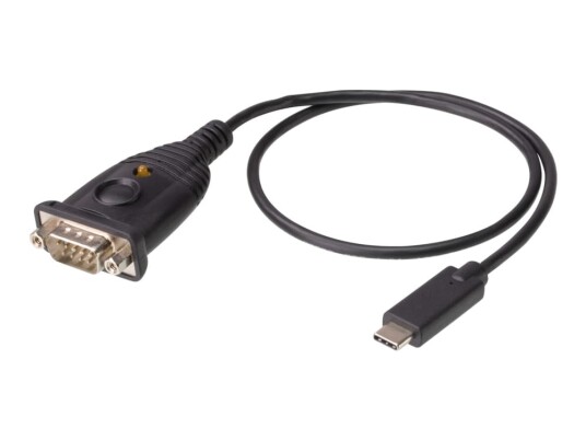 ATEN - USB / seriell-kabel - 24 pin USB-C (hann) til DB-9 (hann) - 45 cm - støtter RS-232 seriell grensesnitt ATEN - USB / seriell-kabel - 24 pin USB-C (hann) til DB-9 (hann) - 45 cm - støtter RS-232 seriell grensesnitt
