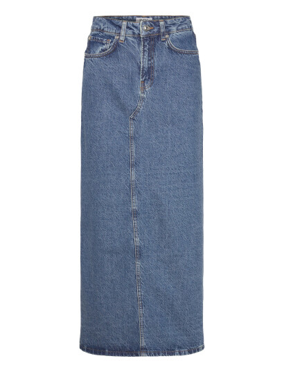 IVY Copenhagen Ivy-Zoe Maxi Skirt Wash Jaca - Blue - 36