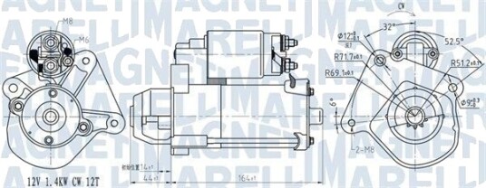 MAGNETI MARELLI 063721275010 Starter MAGNETI MARELLI 063721275010 Starter