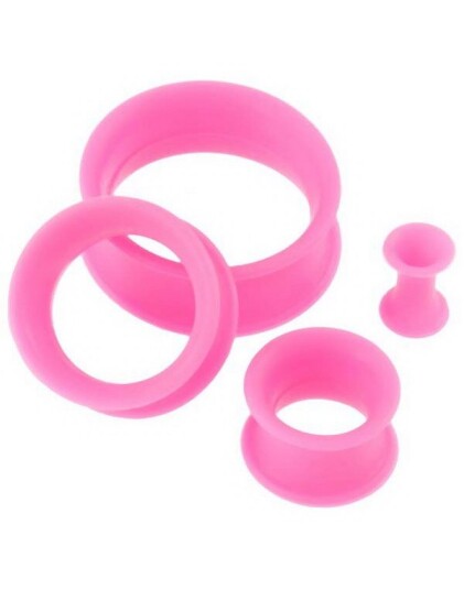 Excentrisk Knall Rosa Piercing Tunnel Strl 16 mm
