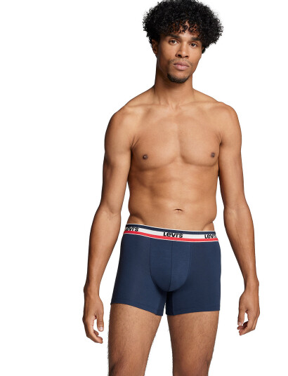 Levi"s® Levis Men Spw Logo Boxer Brief Org  2P - Multi/patterned - L
