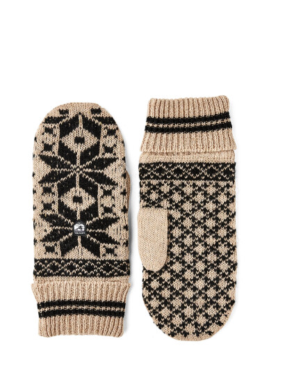 Hestra Isvik Mitt Beige/Black - Beige - 9