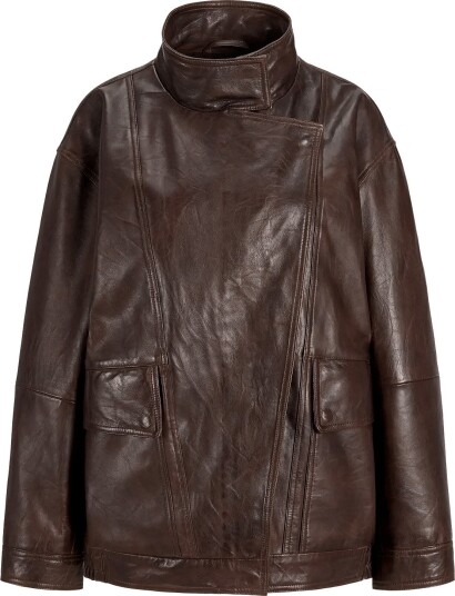 JJXX Jxsilja Leather Jacket Otw Brown XS