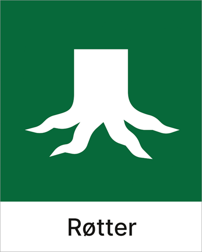 Jo Safety Kildesorteringsskilt Røtter KI0004